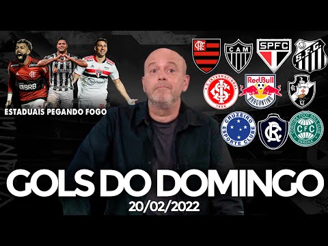 GOLS DESTE DOMINGO 20/02/2022 | GOLS DA SUPERCOPA DO BRASIL | GOLS DO FUTEBOL EUROPEU E+