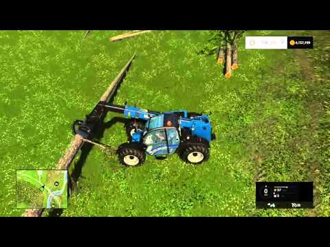 XBOX 1: Farm Sim15: Trees , Cows , ....Sheep?? Sosnovka on hard! #14 ( ͡° ͜ʖ ͡° )