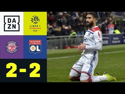 Nabil Fekir mit Traumfreistoß kurz vor Schluss: Toulouse - Lyon 2:2 | Ligue 1 | DAZN Highlights