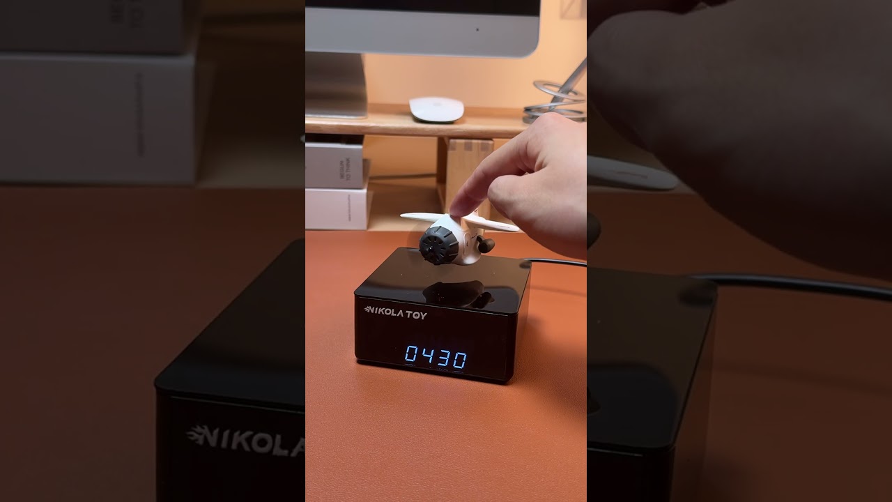 Ultra-high atmosphere magnetic levitation clock#model #toys