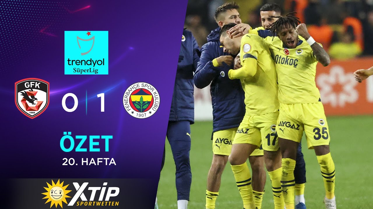 Gaziantep F.K. vs Fenerbahçe highlights