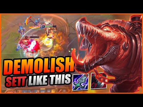 DEMOLISH Sett Toplane Like This! | Renekton Vs Sett | Stream VOD #22