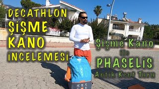 Outdoor Şişme Kano/Kayak - 2/3 Kişilik - X100+ İncelemesi -Phaselis Antik Kenti