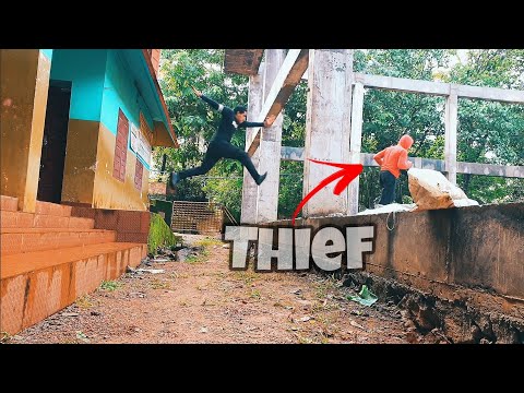 Parkour vs Crazy Thief | Pov Chase | India🇮🇳 | Parkour 2021| AdakkaPazham