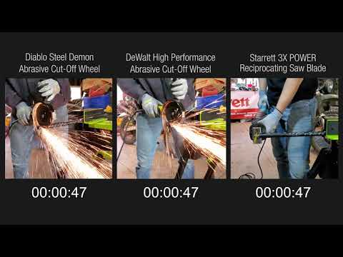 STARRETT | 3X POWER vs. Cut-Off Wheels: Comparative Test