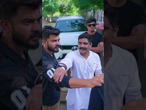 नेताजी से पंगा🤯Powerful Car Puncture Gun! #shorts