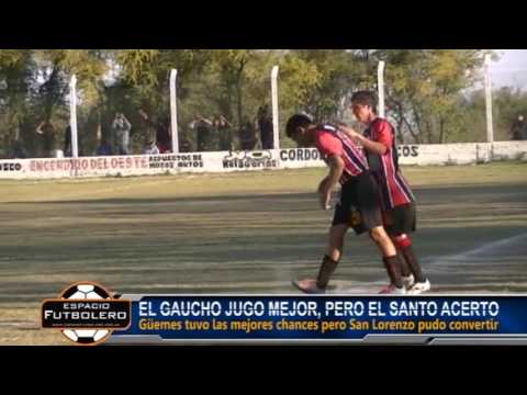 LAF - 1° FECHA - 2° RONDA - GUEMES 0 SAN LORENZO 2