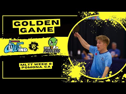 MATCH HIGHLIGHTS: GOLDEN MATCH |Chicago Wind vs Portland Paddlers| MLTT  Week 8 (Pomona,CA)