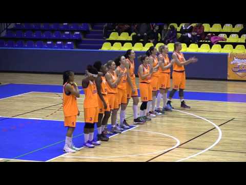 CSM Târgoviște - U Cluj 64-55 (27.01.16): Prezentarea echipelor și imnul național