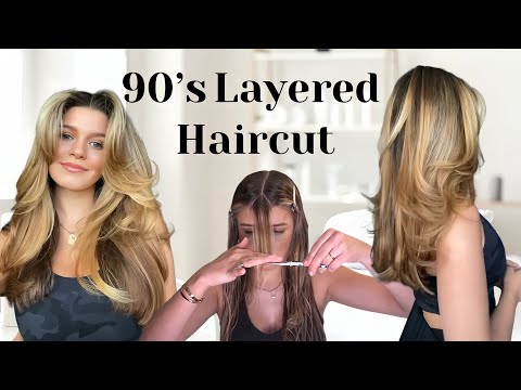 HOW TO CUT VOLUMINOUS LAYERS INTO YOUR OWN HAIR!