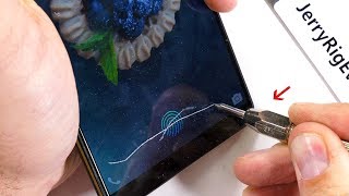 Vivo X20 Plus UD In-Glass Fingerprint Reader SCRATCH Test! - Will it still work?