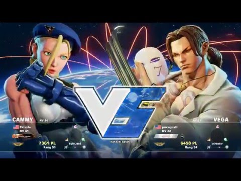Crizzle ( Cammy ) VS psxsquall ( Vega ) HD 1080p - Street Fighter 5