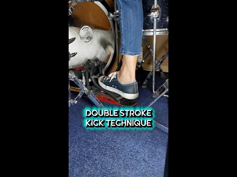 Bass Drum Technique Double Stroke (Semi-Slide) Drum Lesson