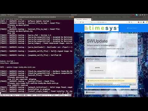 Secure Firmware Update Using SWUpdate