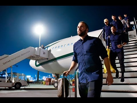 Juventus touch down in Doha for Super Cup! - La Juve è in Qatar