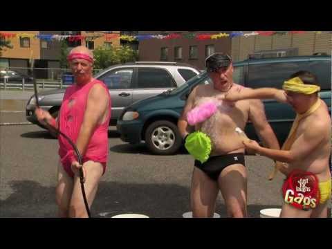 Funny gay & lesbian videos - Sexy Gay Bikini Car Wash Prank