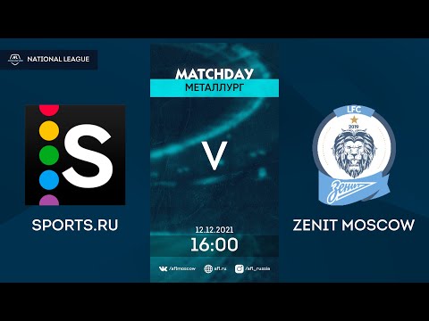 AFL21. Russia. National League. Day 18. Sports.ru - Zenit Moscow