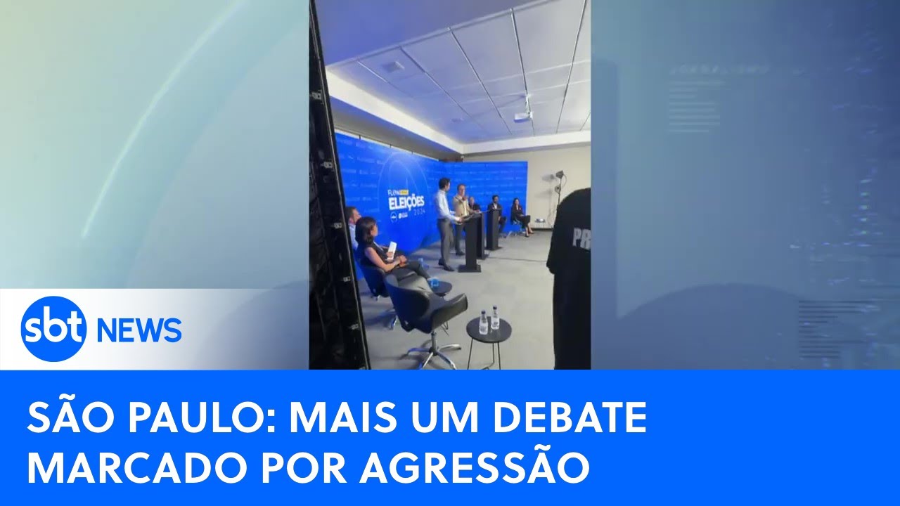 Debate do Flow termina com expulsão de Marçal e soco em marqueteiro de Nunes |#SBTNewsnaTV(24/09/24)