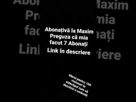Abonați-vă la Maxim Preguza 💪