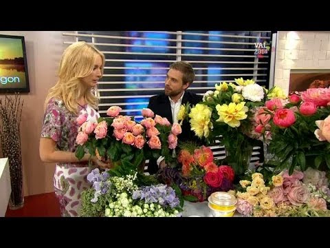 Romantisk, vild eller färgglad - så väljer du rätt brudbukett - Nyhetsmorgon (TV4)