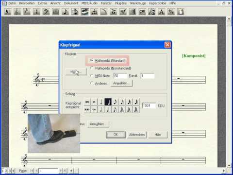Während einer Aufnahme das Tempo klopfen - Finale 2010 Tutorial