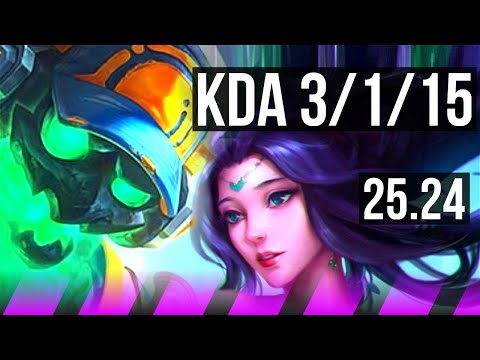 THRESH & Lucian vs JANNA & Miss Fortune (SUP) | Good KDA: 3/1/15 | EUW Master | 25.24