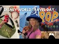 DISNEY WORLD TRAVEL DAY ️Pop Century Disney Springs World Of Disney Shopping Skyliner Resort Hop