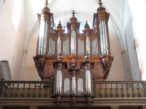 Franz Liszt, Prélude et Fugue sur B.A.C.H. par Marie-Ange Leurent à l'orgue Cavaillé-Coll de Poligny