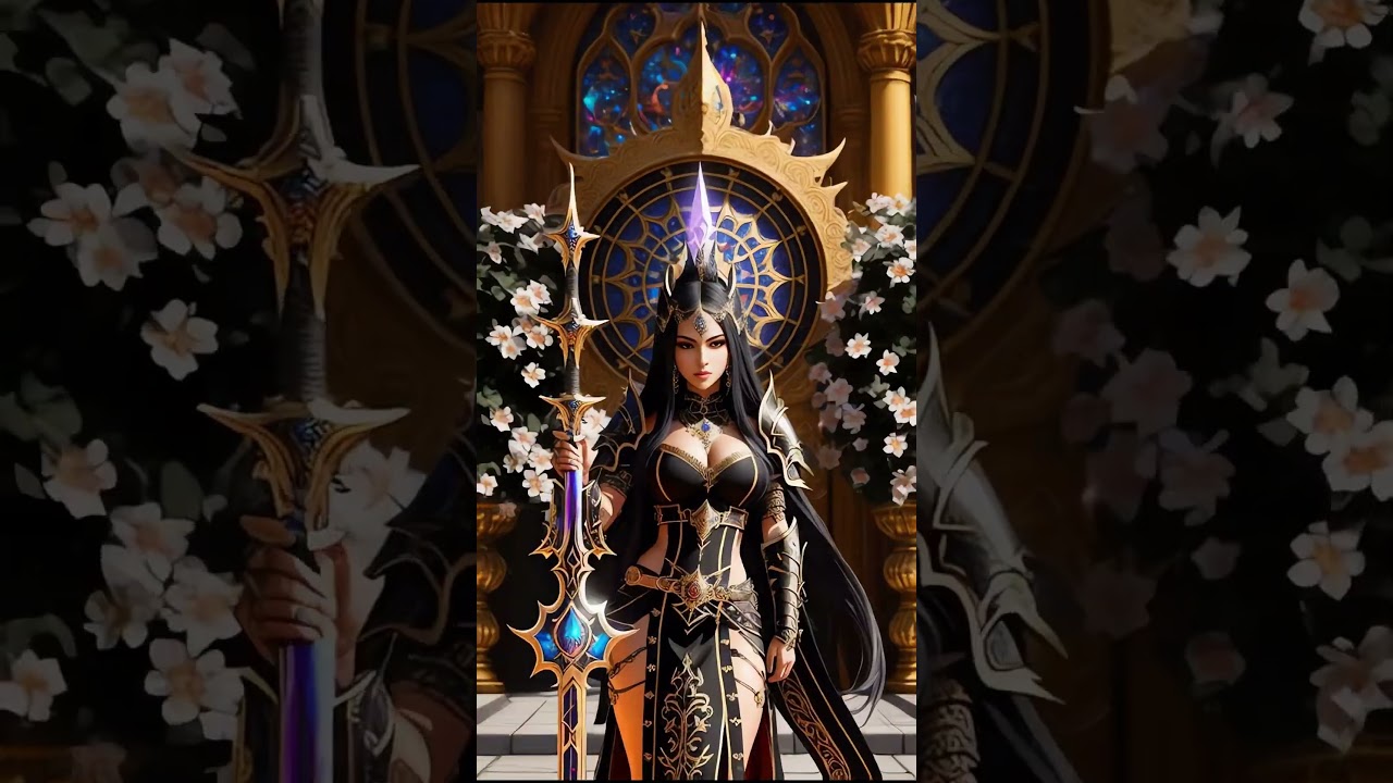 Dark Elf Warrior -- Stable Diffusion Deforum #shorts