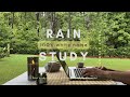 2 HOUR STUDY RAIN Relaxing Rain White Noise Study ASMR No Music Pomodoro