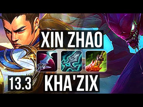 XIN ZHAO vs KHA'ZIX (JNG) | 400+ games, Godlike, 13/4/9 | EUW Diamond | 13.3