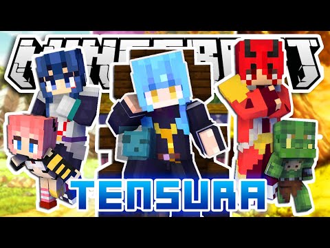Minecraft Review MOD : TENSURA - Reborn as a Slime!  (Demon Lord, skill system and more!)