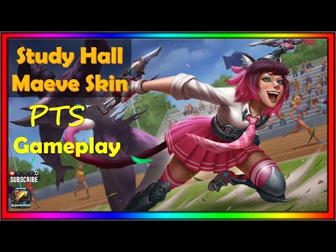 Paladins 5.1 Schism PTS - Maeve New Skin Study Hall Maeve, Voice Gameplay
