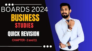 QUICK REVISION | Business Studies | Chapter 2, 11 | Target 80/80