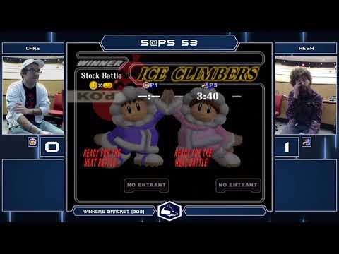 S@PS 53 Melee Singles - CAKE (Climbers) vs Hesh (Falco) - Winners Quarters
