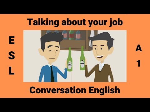 Talking about your job | An English Conversation about Work | Beginner Business English