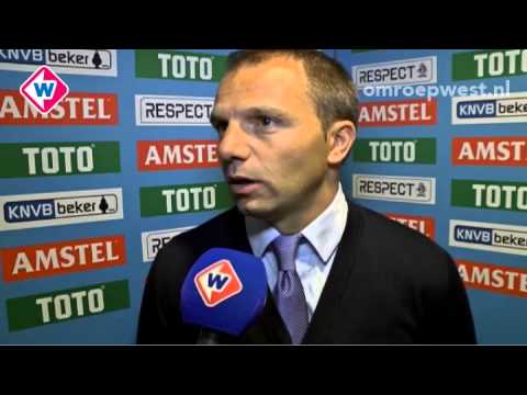 ADO-trainer Maurice Steijn na GVVV - ADO Den Haag