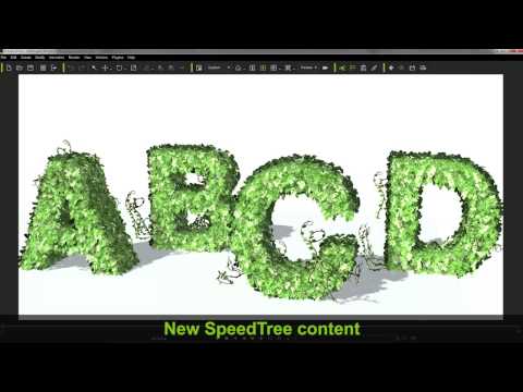 iClone 6 Feature Demo -  SpeedTree: Diversity & Quality