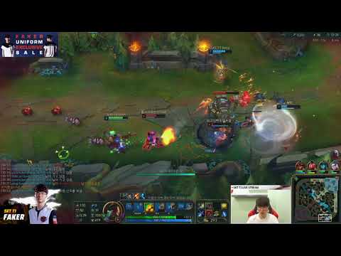 Full Game Faker Top Gangplank vs Olaf Season 8 S8 GamePlay