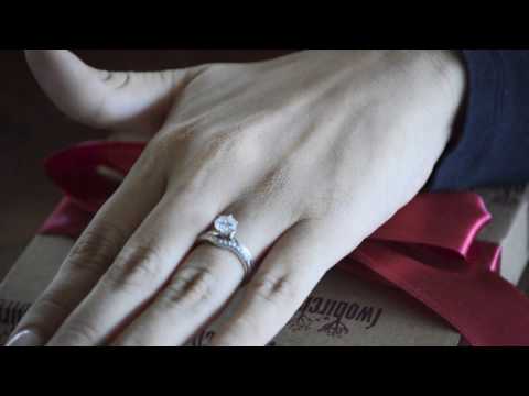 0.24 ct. Fifteen Stone Delicate Curved Wedding Ring - TwoBirch TB-CR-0051-WG-E