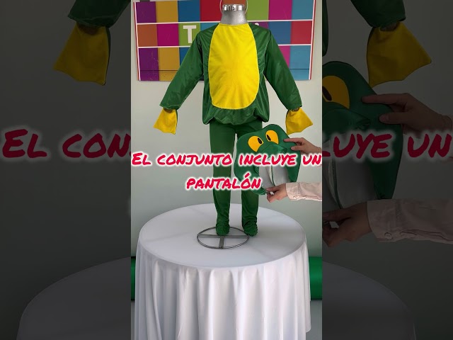 Vídeo relacionado con HUKUMA Disfraz de rana, disfraz de rana para adultos, carnaval, fiesta temática, disfraz01