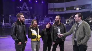 Skillet band members talk with Connor Nuckols