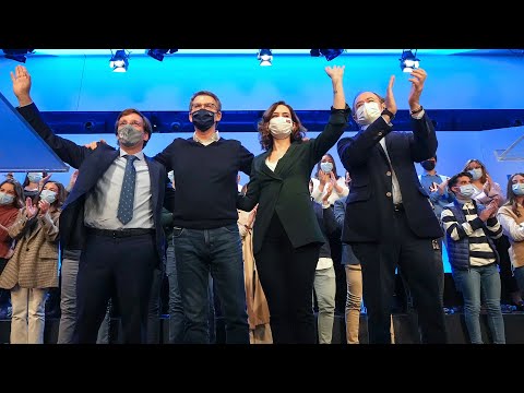 Alberto Núñez Feijóo participa en un acto en Madrid