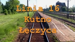 preview picture of video 'Train ride / Przejazd pociągiem TLK Kutno - Łęczyca, linia 16'