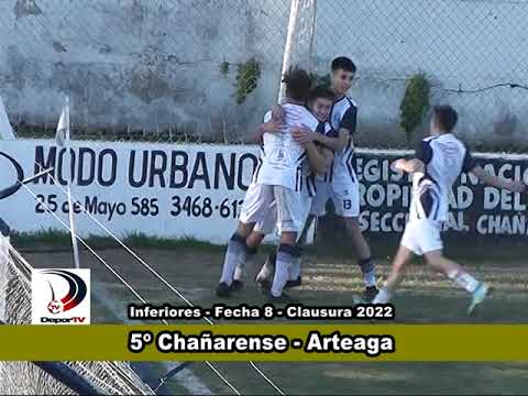 Fútbol Infantil: Fecha 8 - Chañarense vs Arteaga - Torneo Clausura 2022