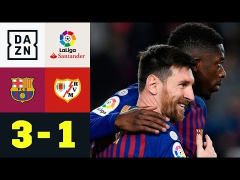 Lionel Messi trifft und legt auf: FC Barcelona - Rayo Vallecano 3:1 | La Liga | DAZN | Highlights