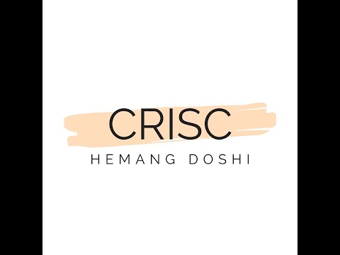 CRISC 1 3 Elements of Risk