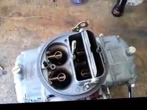 holley  vacuum secondary tuning