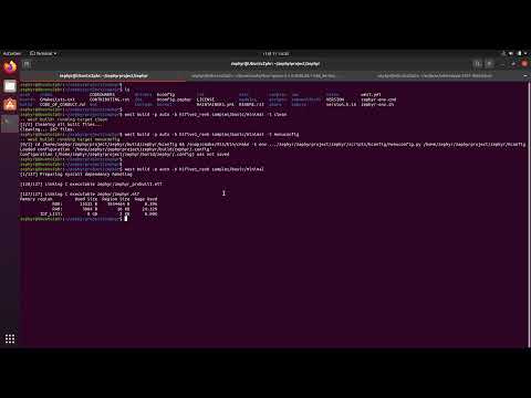 build the minimal example in Zephyr for Hifive_revb and runs on QEMU (riscv32) (no sound)