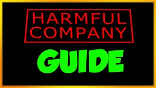 NOOB TO PRO(BEGINNER GUIDE) IN HARMFUL COMPANY [2K] | ROBLOX